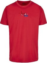 FitProWear Casual T-Shirt Dutch - Rood - Maat XL - Casual T-Shirt - Sportshirt - Slim Fit Casual Shirt - Casual Shirt - Zomershirt - Rood Shirt - T-Shirt heren - T-Shirt