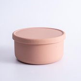 trus. - set van 2 siliconen bakjes - roze - to go lunchbox - vershoudbakjes - anti lek