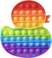 Fidget Toys - Popit XL - Pop it XL - Duck - Eend - Mega - Rainbow