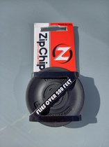 Zipchip official - Zwart - frisbee mini -  buiten speelgoed - pocket disk