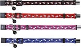 Trixie halsband kat print katten assorti -  - 1 stuks