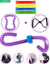 Nova 4-Delig Billen & Dijbeen Suspension Ab Trainer -Home Gym Resistance Band Set & Pilates Ring - Workout Gear Booty Builder Bilspiertrainer Thuis Fitness -Bil Butt Lifter Trainen- Weerstand