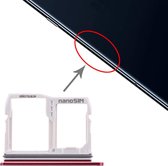 SIM-kaarthouder + Micro SD-kaarthouder voor LG V40 ThinQ (rood)