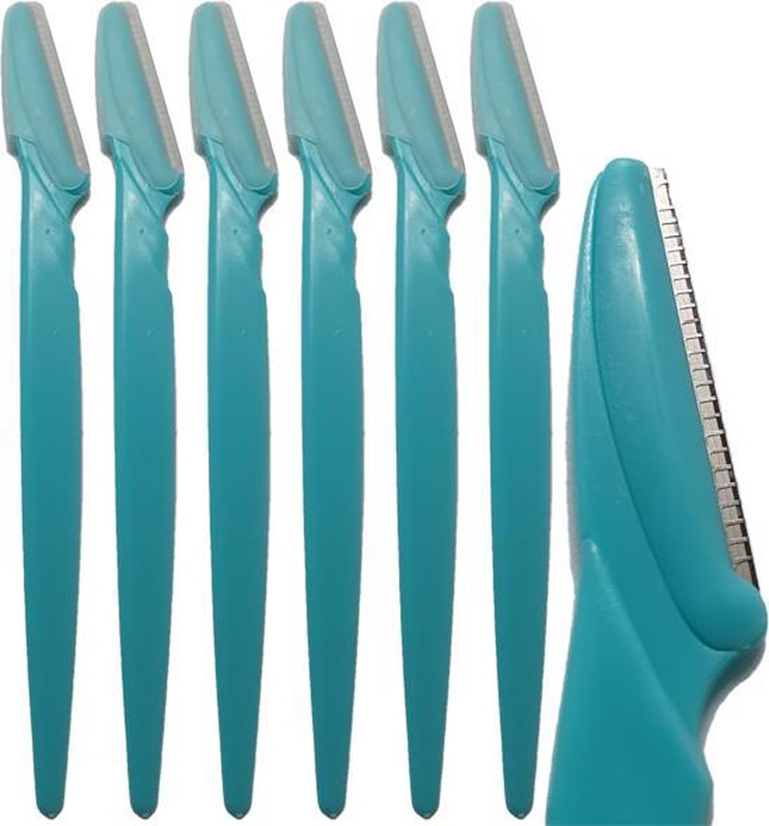 Scheermes Gezicht - Blauw 6 Stuks - Scheermes Lippen - Scheermes Intieme Streek - Wenkbrauw Trimmer - Scheermes Wenkbrauw - Wenkbrauw Epileren - oDaani