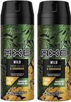 AXE Deo Spray / Bodyspray - Wild Green Mojito & Cedarwood - DUOPAK 2 x 150 ml