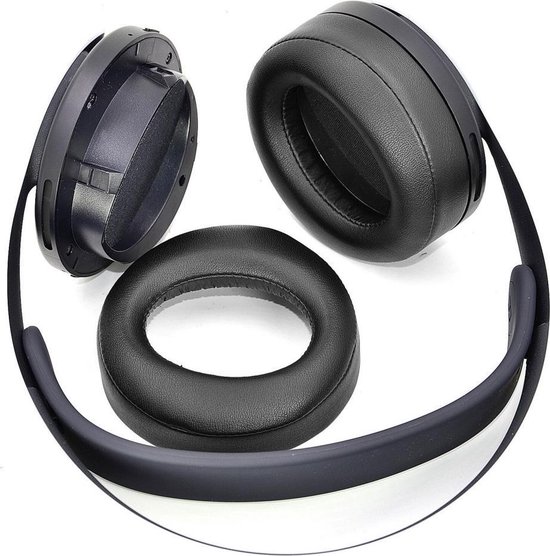 Luxe en cuir Oreillettes Set pour Sony Playstation 3D Pulse PS4 / PS5 casque  sans fil... | bol.com