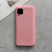 Voor Huawei nova 6 SE schokbestendig mat TPU beschermhoes (roze)