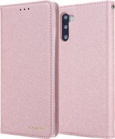 Voor Galaxy Note 10+ CMai2 Silk Texture Horizontaal Flip Leather Case met houder & kaartsleuven & fotolijst & portemonnee (Rose Gold)