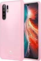 GOOSPERY PEARL JELLY TPU anti-val en kras hoesje voor Huawei P30 Pro (roze)