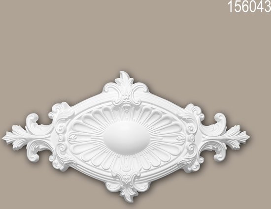 Dalle de plafond 157004 Profhome Élement pour plafond Dalle pour mur et plafond style Néo-Empire