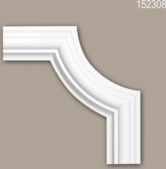 1 plafond rozet | interieur decoratie | Stuk | EPS | Decor | 400x400mm | R-7.super.gold