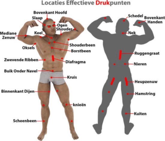 Kubotan 2x - Sleutelhanger - Zelfverdediging - Zilver + Zwart - Scherp -self defence keychain