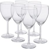 4 Stuk Wittewijnglas - Helder glas 50cl - Glazen voor wijn - Perfect voor Thuis, Restaurants en Feesten - Vaatwasser Veilig
