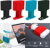 Siliconen Case Cover Hoesje Geschikt Voor Apple USB-C Power Adapter 61W/96W - Beschermhoes Voor Macbook Air/Pro 13/15/16 Inch Laptop Lichtnetadapter Lader - Met Oplaadkabel Kabel M