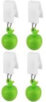 Tafelkleedgewichtjes appels - 4 stuks - tafelkleed gewichten - appeltjes groen tafelkleed gewichtjes
