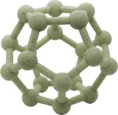 Kushies - Bijtspeelgoed - Siliconen bijtring - Moleculen bal bijtring - Smaragd Groen