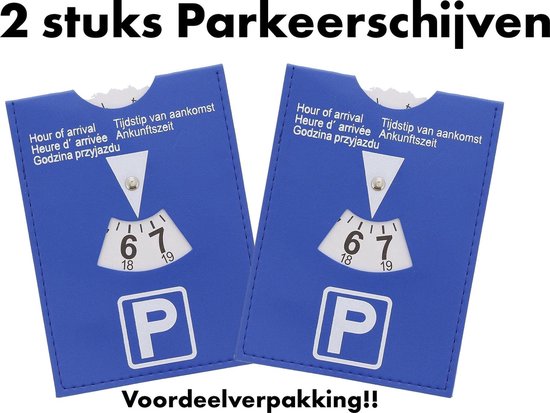 Disque de stationnement - Parkeerschijf - Disque de stationnement - Disque  bleu - Zone