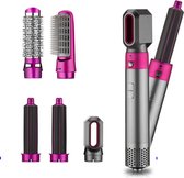 5-IN-1 Set - Haardroger - Föhn - Föhnborstel - Krulborstel - Haarborstel - Stijlborstel - Magic Brush - Multistyler - Hetelucht Borstel - Hairdryer - Haar Styling