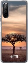 6F hoesje - geschikt voor Sony Xperia 10 III -  Transparant TPU Case - Tanzania #ffffff