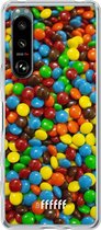 6F hoesje - geschikt voor Sony Xperia 5 III -  Transparant TPU Case - Chocolate Festival #ffffff