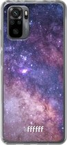 6F hoesje - geschikt voor Xiaomi Redmi Note 10 Pro -  Transparant TPU Case - Galaxy Stars #ffffff
