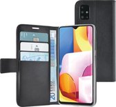 MH by Azuri walletcase magnetic closure & cardslots - zwart - Samsung A71