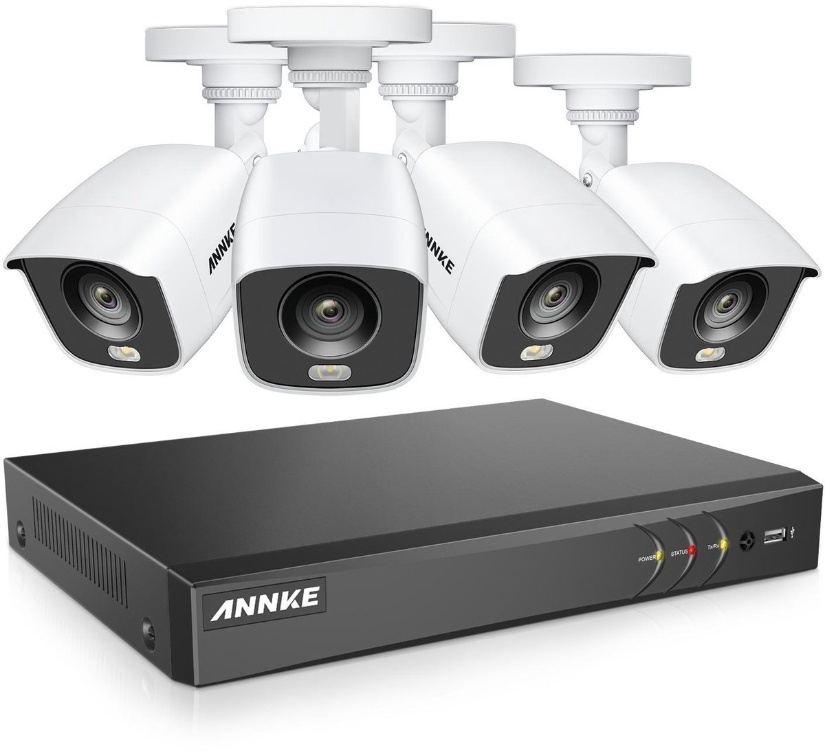ANNKE ACS-8 DT81DP-CC - CCTV Beveiligingscamera set - 8MP - Met 8 kanalen - Met nachtzicht in kleur