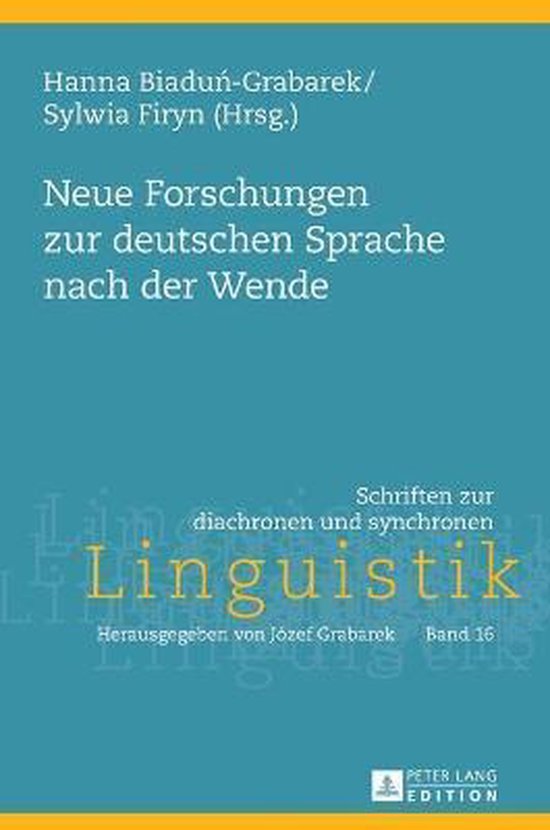 Neue Forschungen zur deutschen Sprache nach der Wende - cover