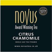 Novus Tea Citrus Chamomile - 50 stuks Piramide Theezakjes - Award Winning Tea