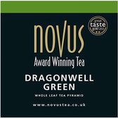 Novus Tea Dragonwell Green 50 stuks - Piramide Theezakjes - Award Winning Tea