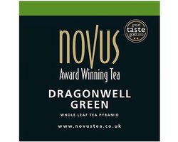 Novus Tea Dragonwell Green 50 stuks - Piramide Theezakjes - Award Winning Tea