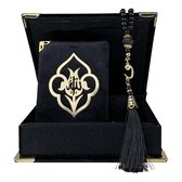 Luxe box met Koran en tesbih zwart