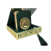 Karton Luxe box met Koran en tesbih Groen