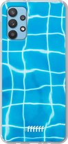 6F hoesje - geschikt voor Samsung Galaxy A32 4G -  Transparant TPU Case - Blue Pool #ffffff