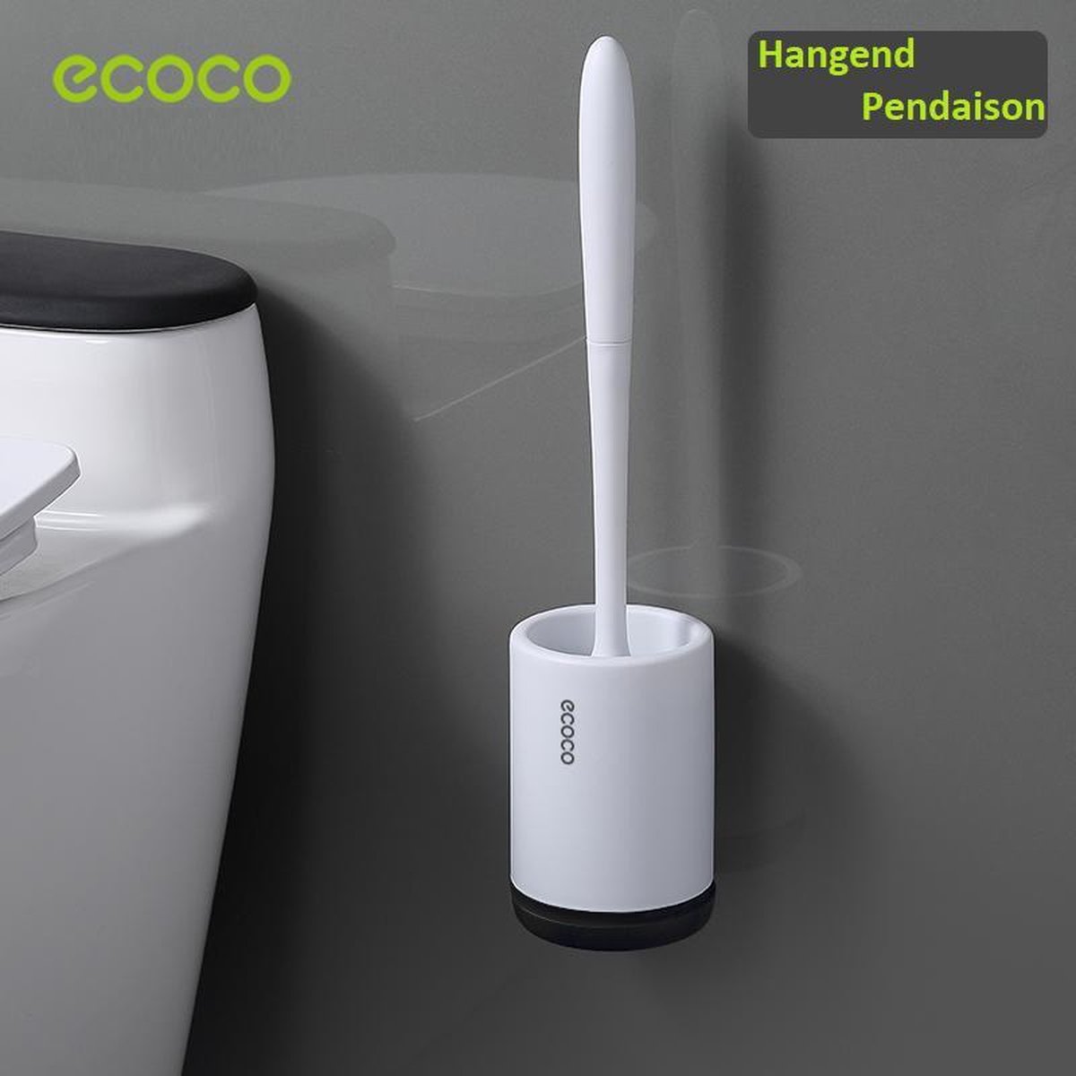 ECOCO - Brosse de toilette - Brosse de toilette avec support - Brosse de  toilette avec... | bol.com