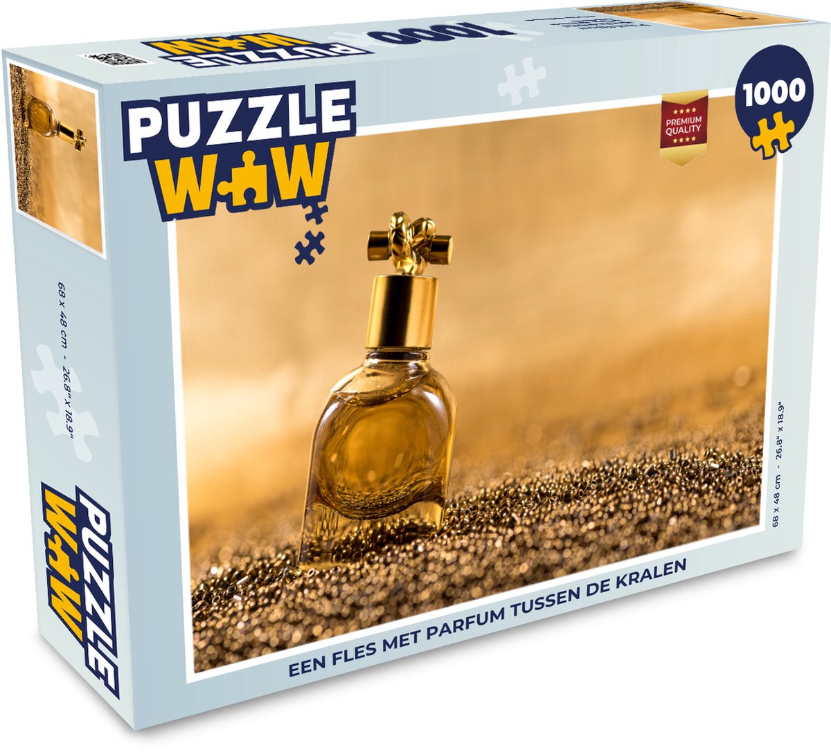 Puzzle Parfum 1000 pièces - Une bouteille de parfum entre les perles |  bol.com
