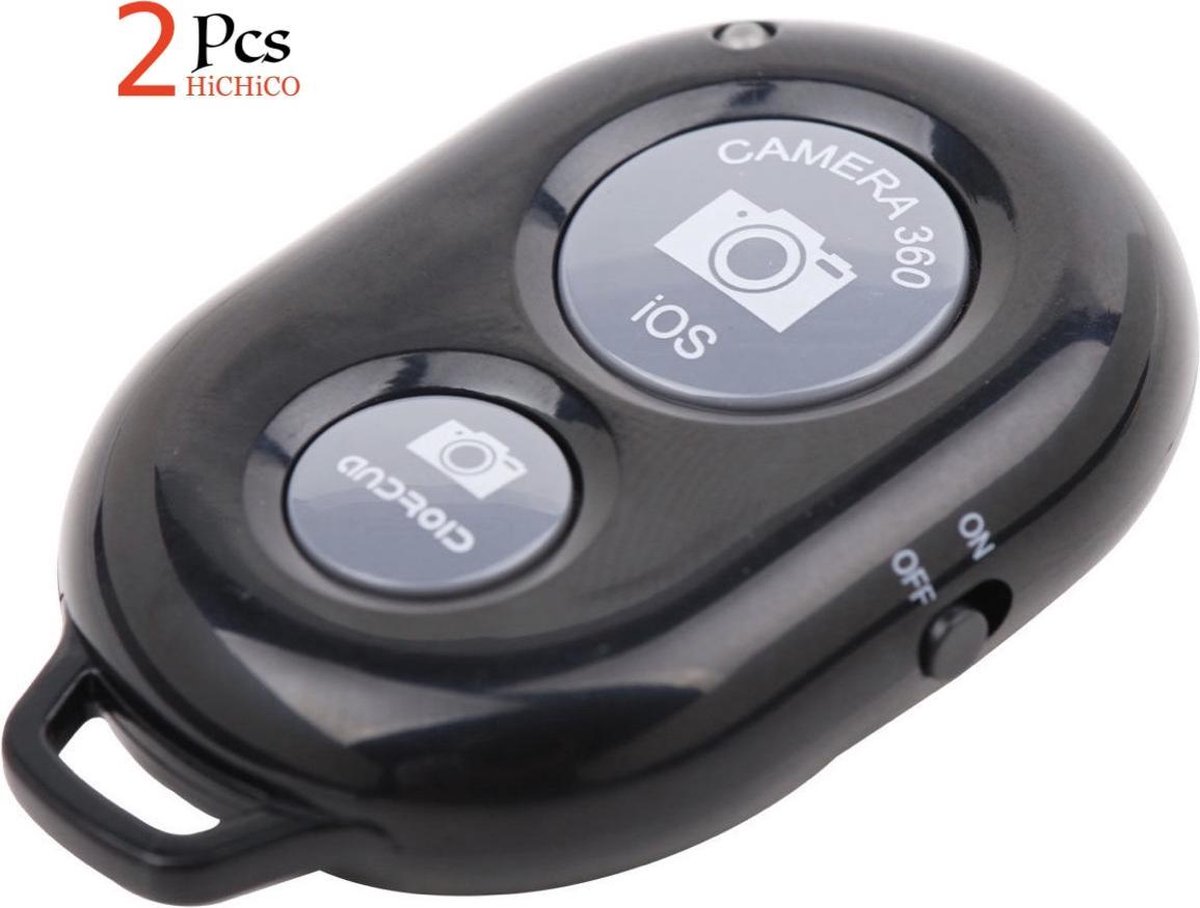 2x Bluetooth Remote Shutter, Afstandsbediening - Bluetooth – smartphone Afstandsbediening – HiCHiCO - HiCHiCO