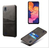 Backcover met Opbergvakjes + PMMA screen protector voor geschikt voor Samsung Galaxy A10