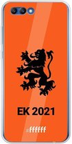 6F hoesje - geschikt voor Honor 10 -  Transparant TPU Case - Nederlands Elftal - EK 2021 #ffffff