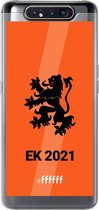 6F hoesje - geschikt voor Samsung Galaxy A80 -  Transparant TPU Case - Nederlands Elftal - EK 2021 #ffffff