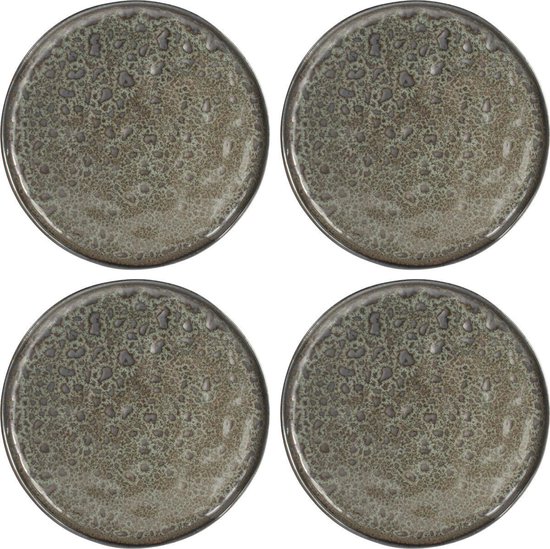 Gusta Table Tales Bord ø20,5cm Groen Marvelous set 4 stuks