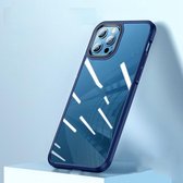 Ice Crystal PC + TPU schokbestendig hoesje voor iPhone 12 Pro Max (blauw)