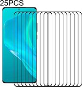 Voor Huawei P50 Pro 25 PCS 3D gebogen rand Volledig scherm gehard glasfilm (zwart)