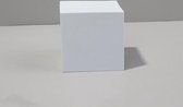 7 x 7 x 6 cm Cuboid Geometrische Kubus Effen Kleur Fotografie Foto Achtergrond Tafel Schieten Schuim Rekwisieten (Wit)