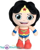 DC Super Friends - Wonder Woman Pluche Knuffel 26 cm | DC Comics Peluche Plush Toy | Speelgoed Knuffelpop voor jongens meisjes kinderen | Batman, The Joker, Wonderwoman, Superman,