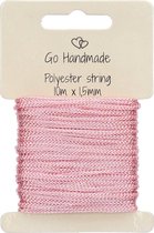 Go Handmade Polyester Cord 4 Rose