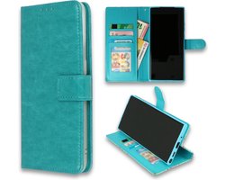HB Hoesje Geschikt voor Nokia G20 - Turquoise - Portemonnee Book Case met Pasjeshouder en Magneetlipje