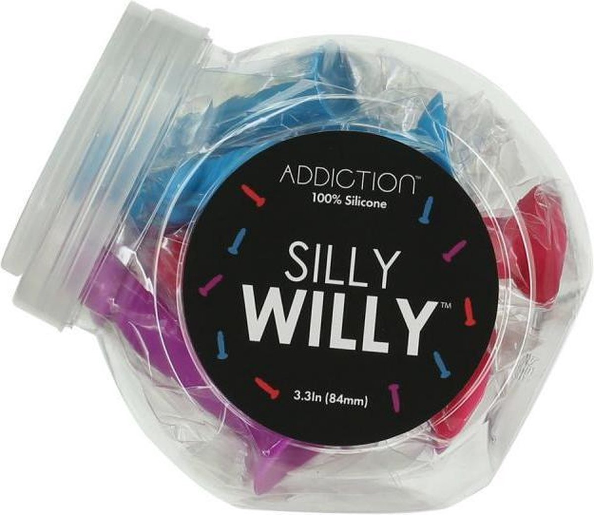 Goedkoopste Addiction - Silly Willy Mini Dildo 12 Stuks - 8 Cm