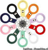 Airtag Sleutelhanger - Apple Airtag - Siliconen Airtag - Bescherming - Sleutelhanger - Apple Case