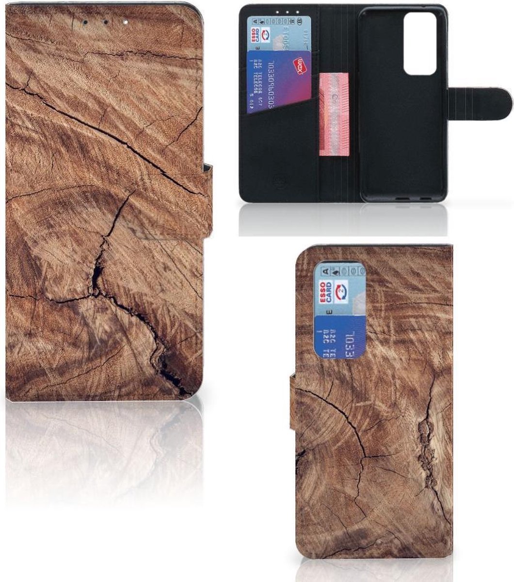 OPPO Find X3 Neo 5G Book Style Case Tree Trunk